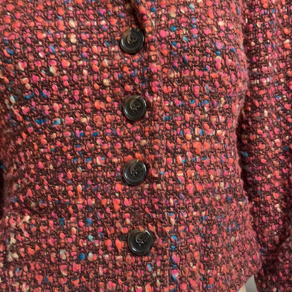 Tweed button up short jacket - Picture 3 of 10